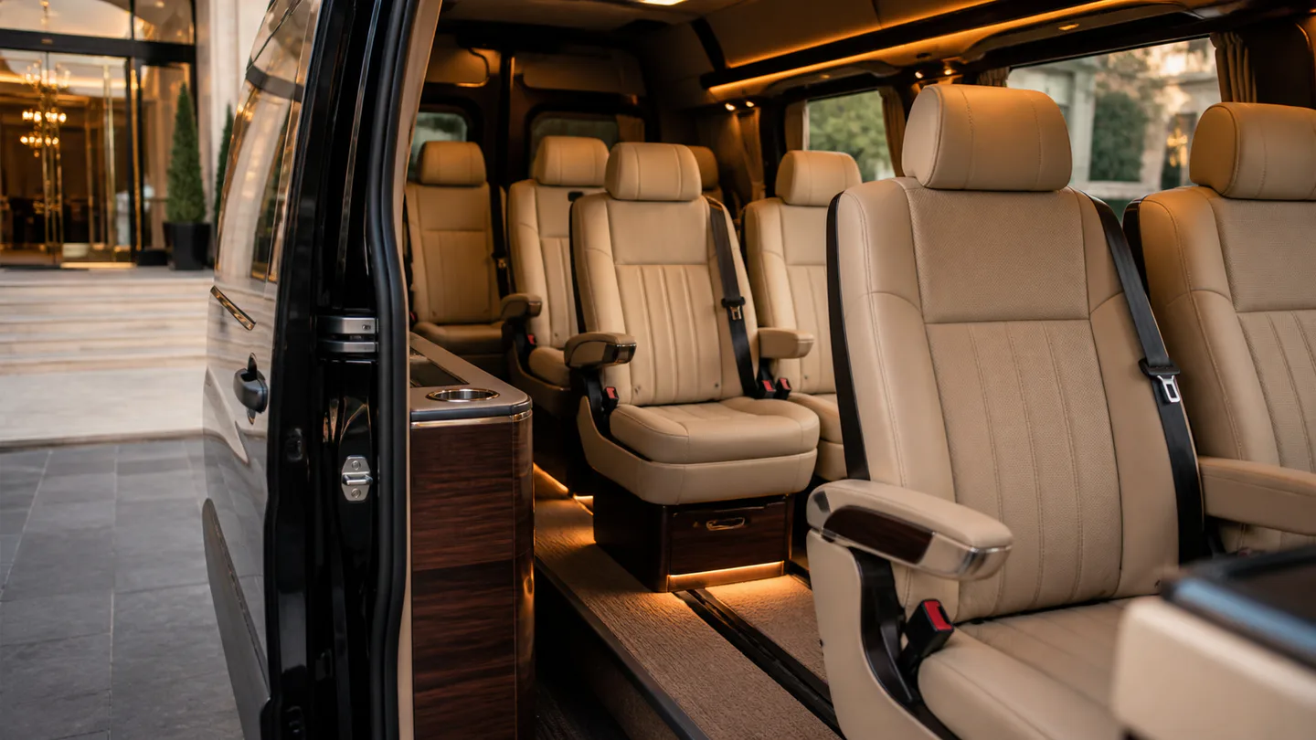 Mercedes Sprinter VIP geniş yolcu kabini