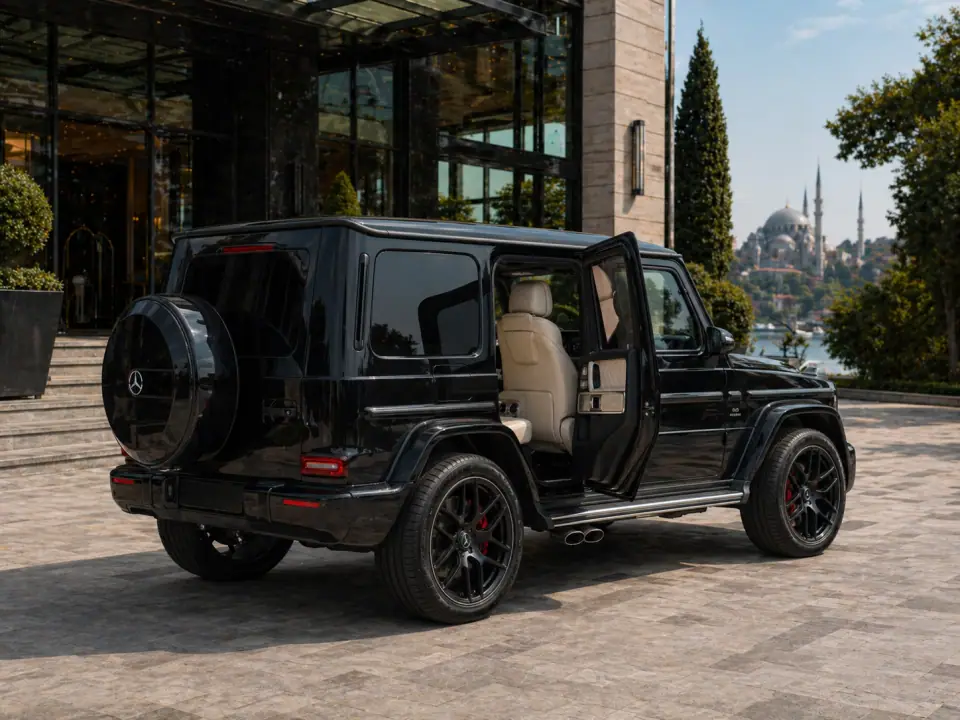 İstanbul’da Mercedes-Benz G-Class şoförlü VIP araç kiralama
