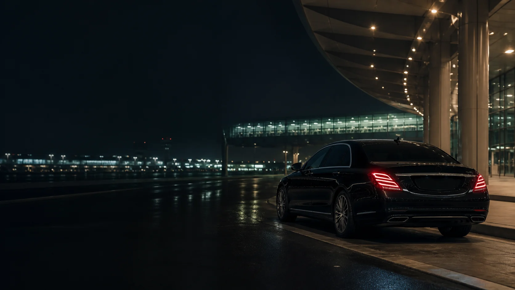 İstanbul Havalimanı'nda bekleyen VIP transfer aracı