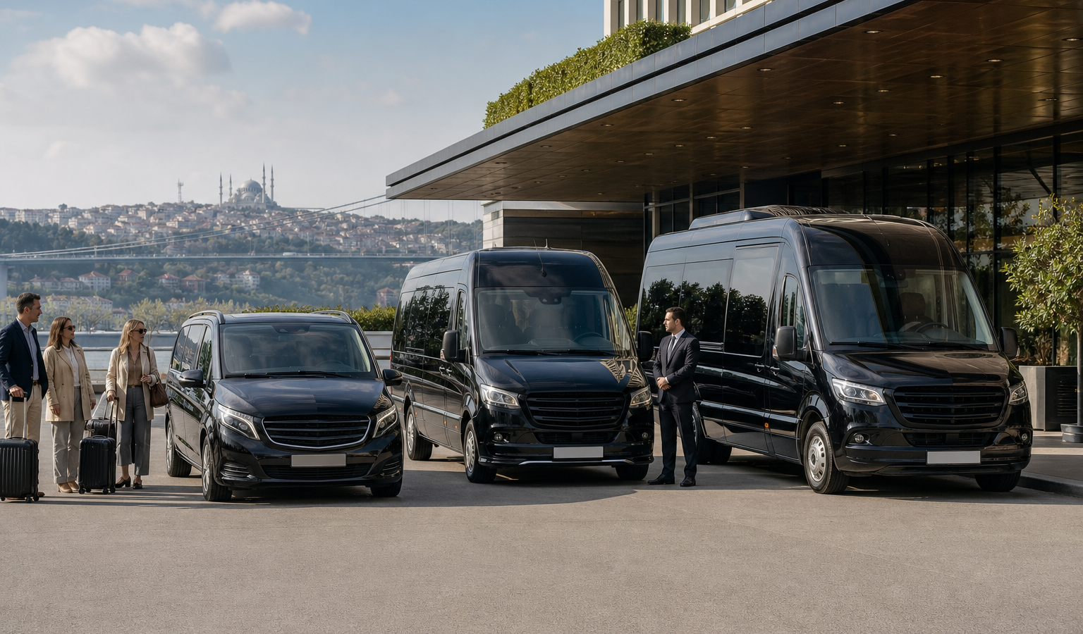 Farklı grup büyüklükleri için VIP van ve minibüs araç seçenekleri