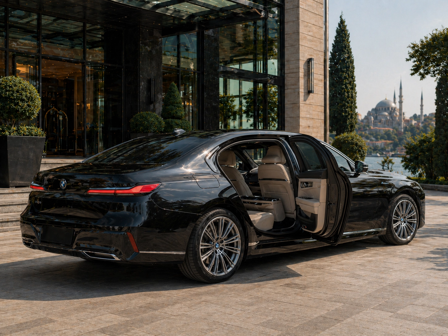 İstanbul'da şoförlü BMW 740d xDrive Sedan